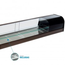 Vitrina de cristal 1 estante FR-200IE – 1920 mm - Pepebar Vitrina de cristal 1 estante FR-200IE – 1920 mm - Catálogo Vitrinas refrigeradas