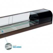 Vitrina expositora 1 estante FR-250IE 2500 mm - Pepebar Vitrina expositora 1 estante FR-250IE 2500 mm - Catálogo Vitrinas refrigeradas