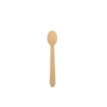 10 Cucharillas de café de madera biodegradable gama Pure 11 cm