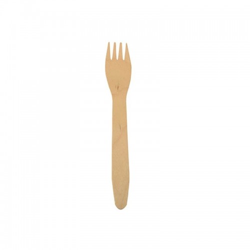 Comprar 10 Tenedores, madera biodegradable gama Pure 16,5 cm en Pepebar