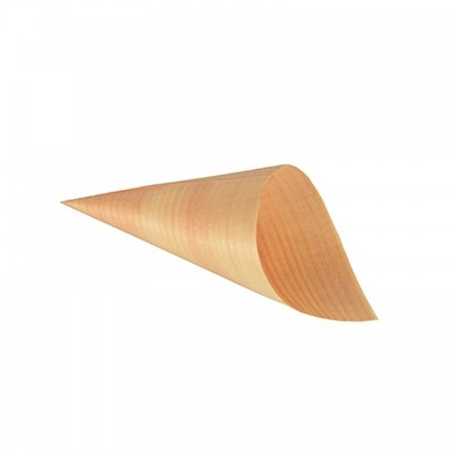 Comprar 50 Cono de madera biodegradable gama Pure Ø 6,5 cm · 12,5 cm en Pepebar