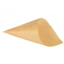 50 Cono de madera biodegradable gama Pure Ø 12,5 cm · 24 cm - Pepebar 50 Cono de madera biodegradable gama Pure Ø 12,5 cm · 24 cm