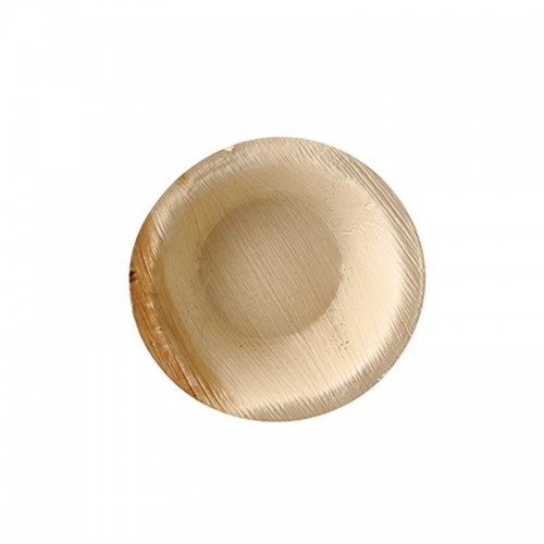 Comprar 25 Boles, Hoja de palma biodegradable gama Pure redondo 100 ml Ø 10 cm · 3 cm en Pepebar