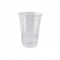 65 Vasos para bebidas frías, PLA biodegradable gama Pure 0,4 l Ø 9,5 cm · 12,7 cm transparente
