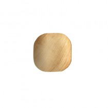 25 Platos, Hoja de palma biodegradable gama Pure cuadrado 10 cm x 10 cm x 1,5 cm - Pepebar 25 Platos, Hoja de palma biodegradable gama Pure cuadrado 10 cm x 10 cm x 1,5 cm