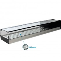 Vitrina de cristal recto R-150I. Ancho 1570 mm - Pepebar Vitrina de cristal recto R-150I. Ancho 1570 mm - Catálogo Vitrinas refrigeradas