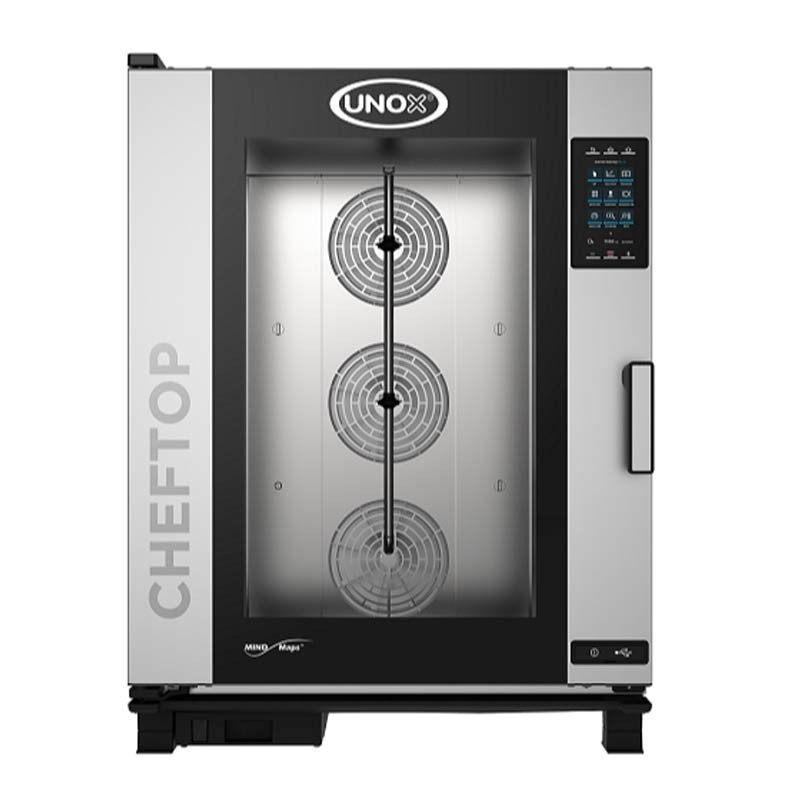 Comprar Horno Unox Cheftop Mind.maps Plus combinado gas 10 bandejas GN2/1 Unox XEVC1021GPR en Pepebar