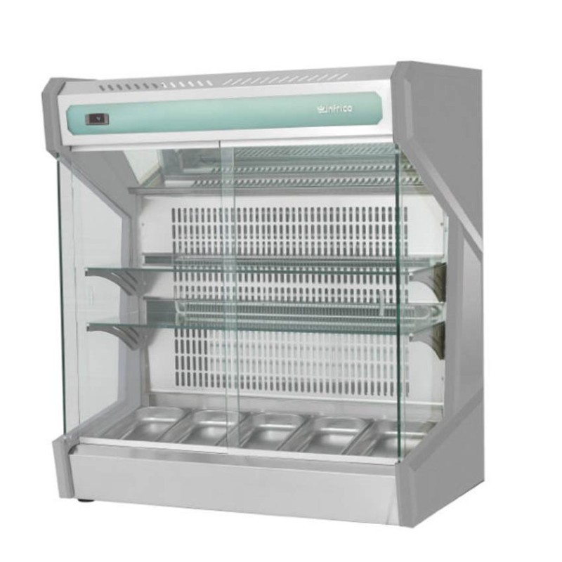 ⊛ Vitrina tapas sobremostrador ✓ Vitrina expositora refrigerada mural de  sobremostrador VMS 1000 I