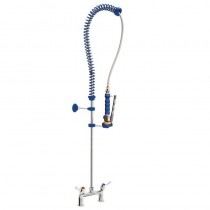 Grifo ducha industrial de sobremesa dos mandos 1/4 vuelta - Catálogo Grifería industrial