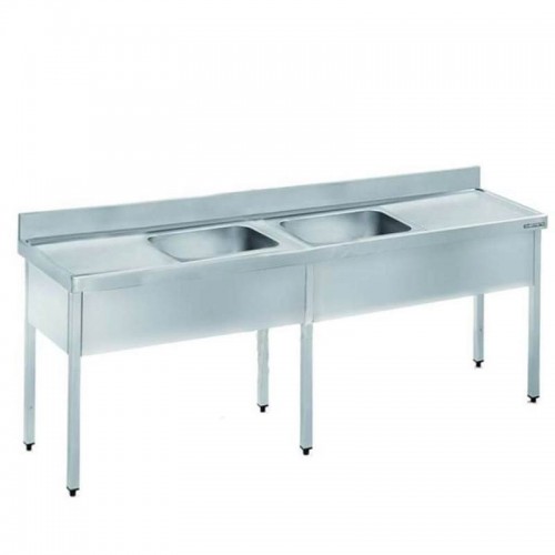 Comprar Fregadero acero inoxidable 2 cubas fondo 600 IDL21060 en Pepebar