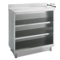 Mueble cafetero 2 estantes 1 metro ECM35-100-2 - Pepebar Mueble cafetero 2 estantes 1 metro ECM35-100-2
