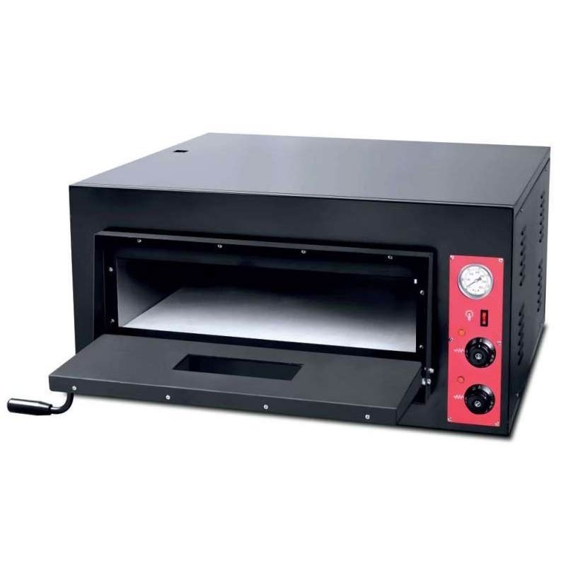 ▷Horno para pizza ⚡Horno eléctrico de pizza 1 cámara 4 pizzas 30 cm  HEP30-1⚡ Mejor precio!