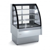 Vitrina expositora caliente 1650mm cristal curvo y recto VV-6HE-16