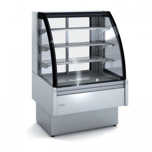 Comprar Vitrina expositora caliente 1650mm cristal curvo y recto VV-6HE-16 en Pepebar
