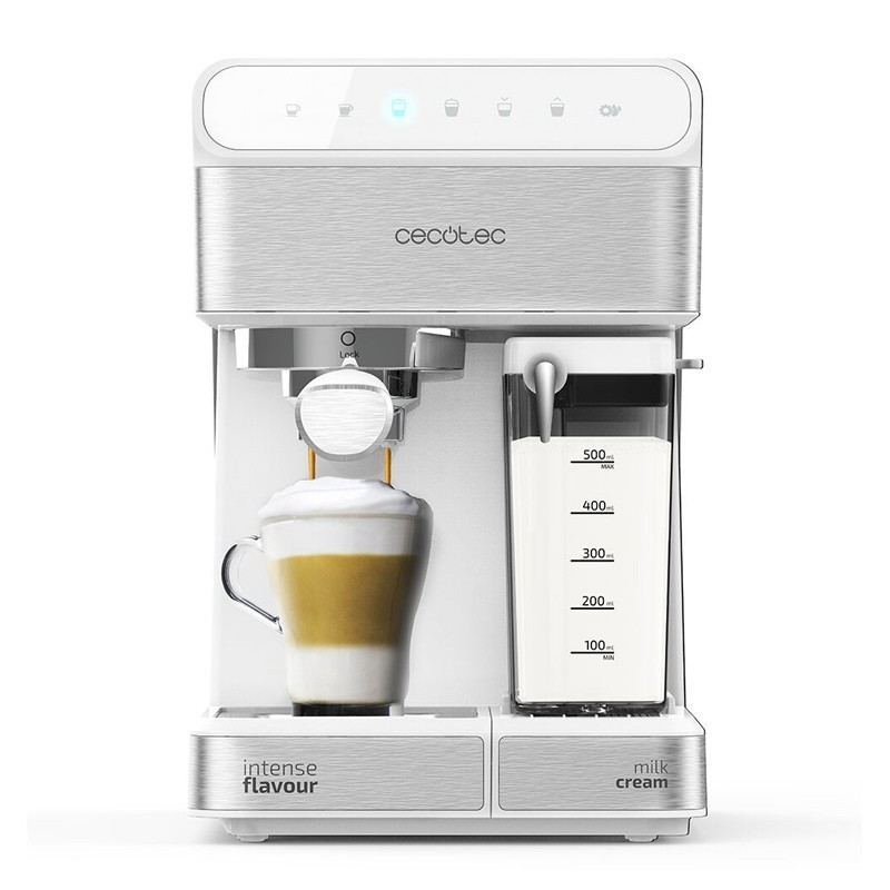 Cafetera semiautomática con sistema Instant Capuccino 01557 color blanco |  ⬆Mejor precio en PepeBar.com