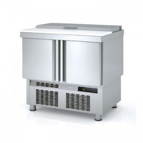 Comprar Mesa fría Saladette con estantes interiores GN 1/1 Docriluc 169 litros MS-100 en Pepebar