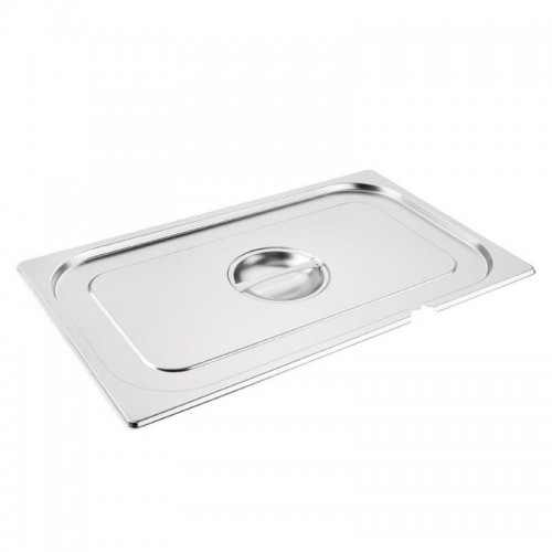 Tapa de acero inoxidable con muesca para utensilios GN Comprar Tapa de acero inoxidable con muesca para utensilios GN en Pepebar