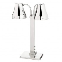 Lámpara de calentamiento infrarrojos doble de acero inoxidable 69264 - Pepebar Lámpara de calentamiento infrarrojos doble de acero inoxidable 69264