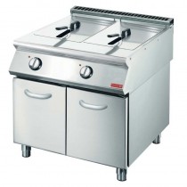 Freidora eléctrica 10 + 10 litros acero inoxidable Gastro M GL933
