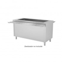 Mueble de autoservicio baño maría húmedo