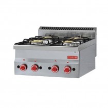 Cocina profesional a gas Gastro-M 4 quemadores 60-60 PCG - Pepebar Cocina profesional a gas Gastro-M 4 quemadores 60-60 PCG - Catálogo Cocinas de acero inoxidable