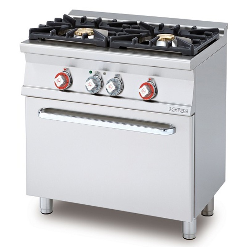 ▷ Cocina a gas con horno eléctrico con asador GN 1/1 CF2-58GE【Precios y  Ofertas】