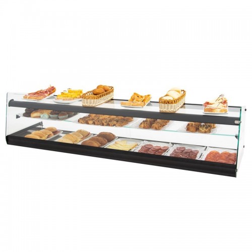 Comprar Vitrina expositora neutra 1,45 metros 3 pisos Arilex en Pepebar