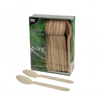 100 Cucharas, madera biodegradable gama Pure 15,7 cm 84840 - Pepebar 100 Cucharas, madera biodegradable gama Pure 15,7 cm 84840