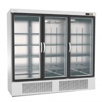 Expositor refrigerado vertical 2055mm 3 puertas color blanco o negro Docriluc