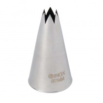 Boquilla pastelera estrella Schneider acero inox. 7mm GT119