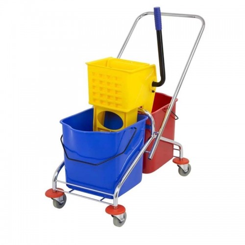 Comprar Carro friega-suelos doble con escurridor Jantex M880 en Pepebar