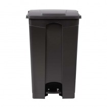 Cubo de basura a pedal Jantex negro 87 litros CW724