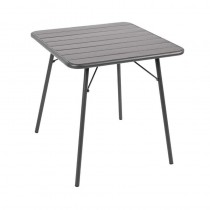 Mesa de acero lamas Bolero 700 x 700mm color gris CS730