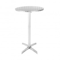 Mesa alta abatible Bolero acero inoxidable 600mm. diam. GR396 - Pepebar Mesa alta abatible Bolero acero inoxidable 600mm. diam. GR396 - Catálogo Mesas hostelería