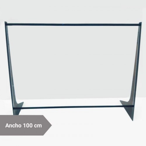 Comprar Mampara protectora de cristal templado hueco inferior ancho 100 alto 80 cm C1110 en Pepebar