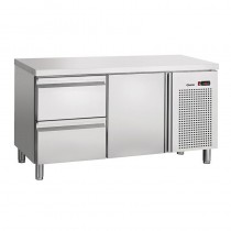 Mesa fría 2 cajones 1 puerta S2T1-150 Bartscher 110852 - Pepebar Mesa fría 2 cajones 1 puerta S2T1-150 Bartscher 110852 - Catálogo Bajo mostrador y mesas