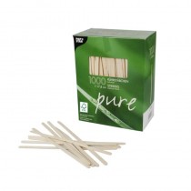 1000 Removedores, madera biodegradable gama Pure 17,8 cm x 5 mm - Pepebar 1000 Removedores, madera biodegradable gama Pure 17,8 cm x 5 mm