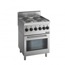 Cocina eléctrica de 4 fogones y horno Bartscher 131764 - Pepebar Cocina eléctrica de 4 fogones y horno Bartscher 131764 - Catálogo Cocinas industriales con horno