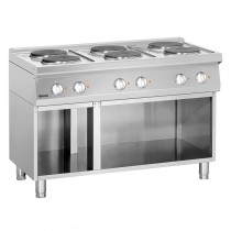 Cocina eléctrica fondo 700mm 6 fogones Bartscher 286106 - Pepebar Cocina eléctrica fondo 700mm 6 fogones Bartscher 286106 - Catálogo Cocinas Industriales