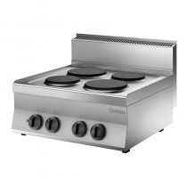 Cocina de 4 placas eléctricas profesionales Bartscher 115007