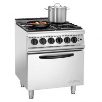 Cocina industrial a gas 4 fogones con horno inferior Bartscher 2819991 - Pepebar Cocina industrial a gas 4 fogones con horno inferior Bartscher 2819991 - Catálogo Cocinas industriales con horno