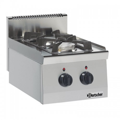 Comprar Cocina 2 fogones a gas fondo 600mm Bartscher 1317433 en Pepebar