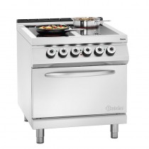 Cocina vitrocerámica 4 fuegos con horno inferior Bartscher 296431 - Catálogo Cocinas Industriales