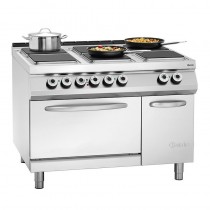 Cocina eléctrica industrial de 6 placas con horno fondo 900mm Bartscher 296217 - Pepebar Cocina eléctrica industrial de 6 placas con horno fondo 900mm Bartscher 296217 - Catálogo Cocinas industriales con horno