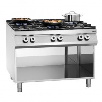 Cocina industrial a gas 6 fogones fondo 900mm Bartscher 2951121 - Pepebar Cocina industrial a gas 6 fogones fondo 900mm Bartscher 2951121 - Catálogo Cocinas industriales a gas