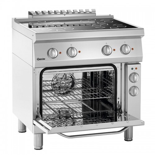 Comprar Cocina eléctrica industrial 4 fuegos y horno Gn1-1 Bartscher 287431 en Pepebar