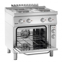 Cocina eléctrica 4 fogones y horno eléctrico Bartscher 286225 - Pepebar Cocina eléctrica 4 fogones y horno eléctrico Bartscher 286225 - Catálogo Cocinas industriales con horno