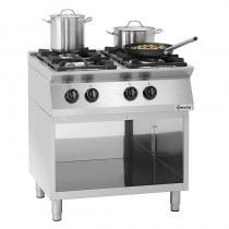 Cocina de gas industrial de 4 fuegos Bartscher 1582051 - Pepebar Cocina de gas industrial de 4 fuegos Bartscher 1582051 - Catálogo Cocinas industriales a gas