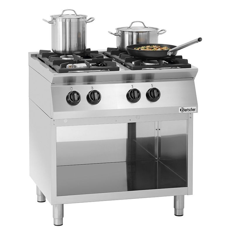 Comprar Cocina de gas industrial de 4 fuegos Bartscher 1582051 en Pepebar