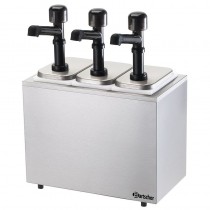 Dispensador de salsas 3 bombas 3x3 3 litros Bartscher 100323